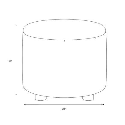 Bria Storage Ottoman